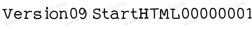 Version09 StartHTML0000000161 En字体转换
